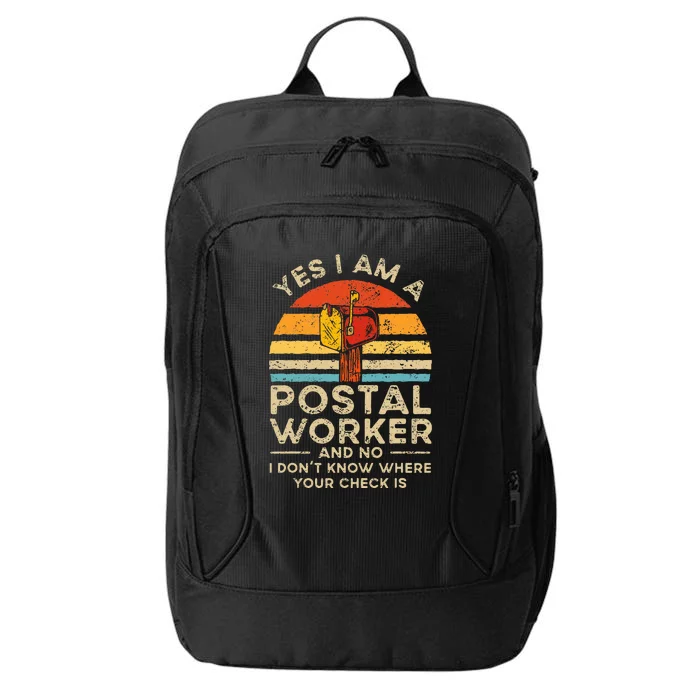 Postal Worker Mail Delivery Postman City Backpack