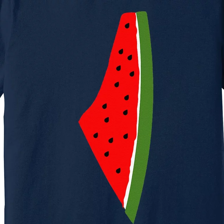 Palestine Watermelon Map Premium T-Shirt