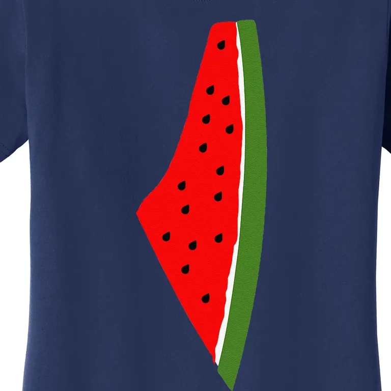 Palestine Watermelon Map Women's T-Shirt