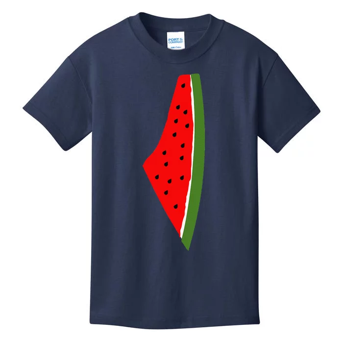 Palestine Watermelon Map Kids T-Shirt