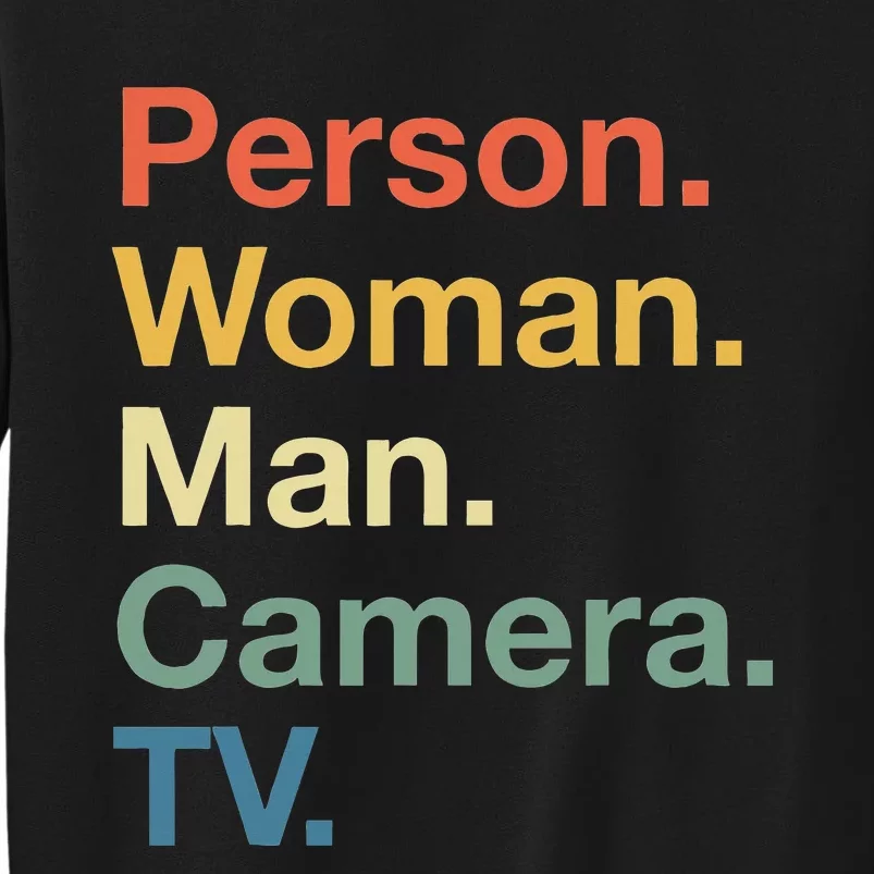 Person Woman Man Camera Tv Cognitive Test Usa 2020 Sweatshirt