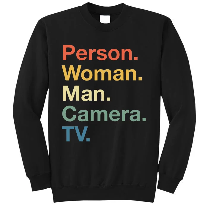 Person Woman Man Camera Tv Cognitive Test Usa 2020 Sweatshirt