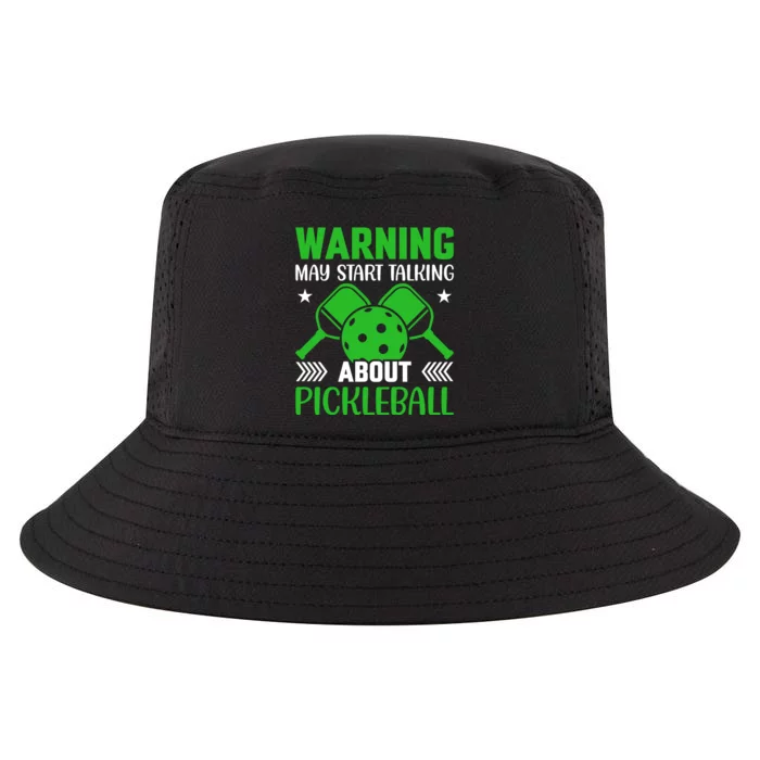 Pickleball Warning May Start Talking About Pickleball Cool Comfort Performance Bucket Hat