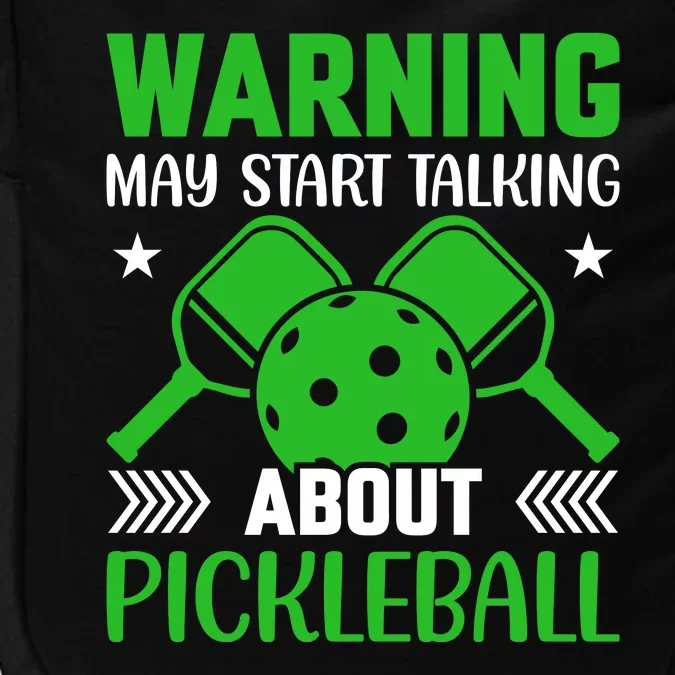 Pickleball Warning May Start Talking About Pickleball Impact Tech Backpack