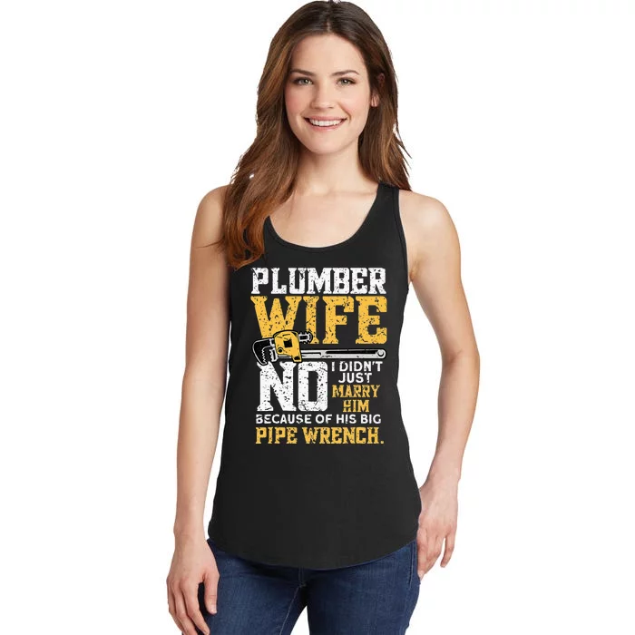 Plumbers Wife Marriage For Anniversary Funny Plumber Ladies Essential Tank