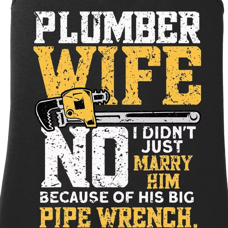 Plumbers Wife Marriage For Anniversary Funny Plumber Ladies Essential Tank