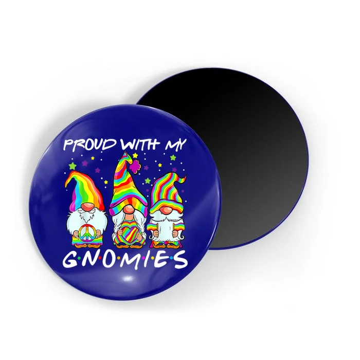 Proud With My Gnomies Lgbt Q Gnomes Gay Bi Sexual Pride Ally Funny Gift Magnet