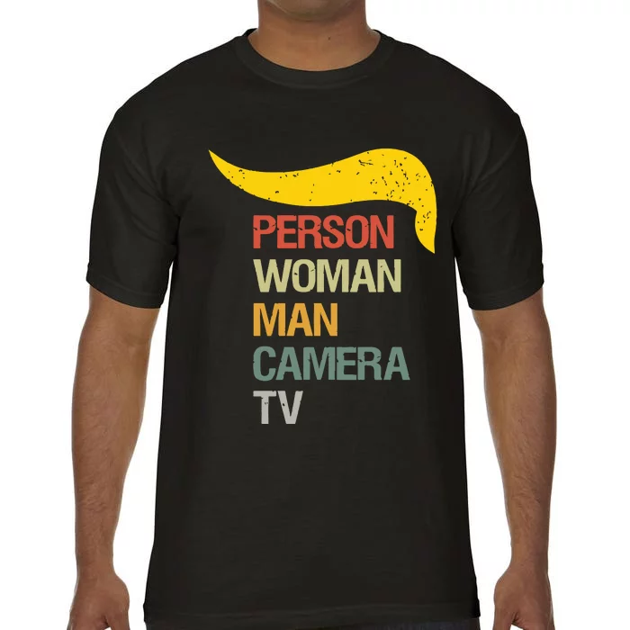 Person Woman Man Camera TV Comfort Colors T-Shirt