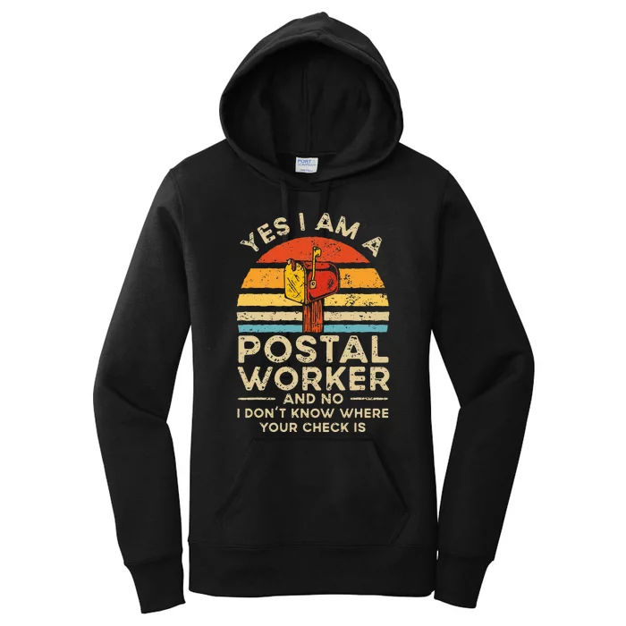 Postal Worker Mail Delivery Postman Women's Pullover Hoodie