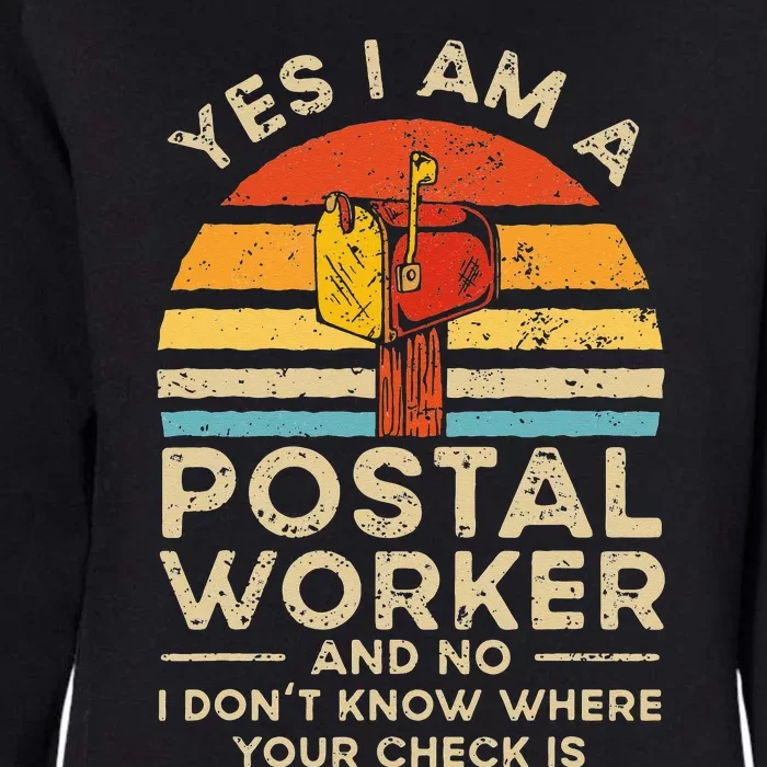 Postal Worker Mail Delivery Postman Womens California Wash Sweatshirt