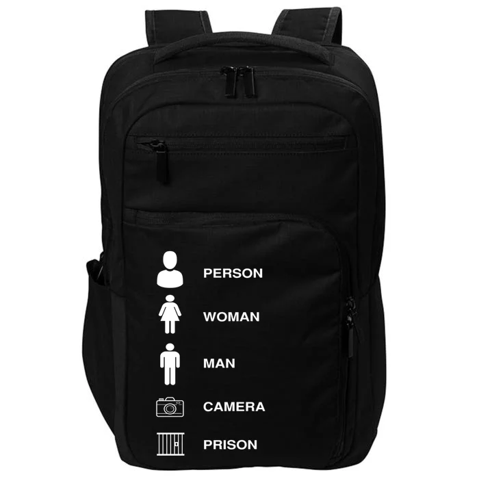 Person, Woman, Man, Camera, PRISON Design Impact Tech Backpack