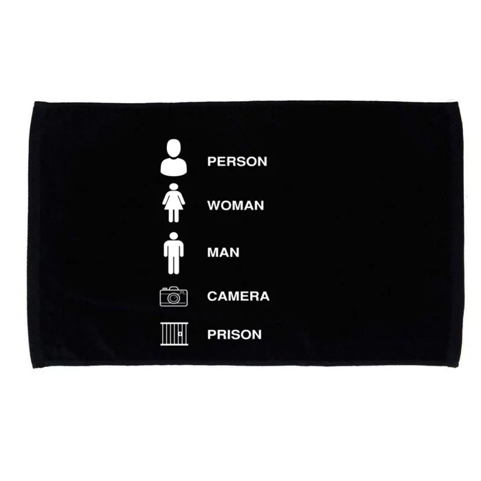 Person, Woman, Man, Camera, PRISON Design Microfiber Hand Towel