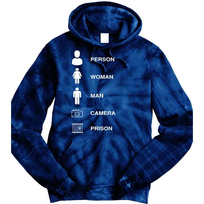 Person, Woman, Man, Camera, PRISON Design Tie Dye Hoodie