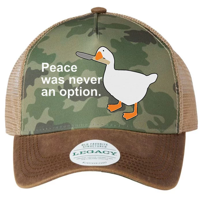 Peace Was Never An Option Funny Goose Legacy Tie Dye Trucker Hat