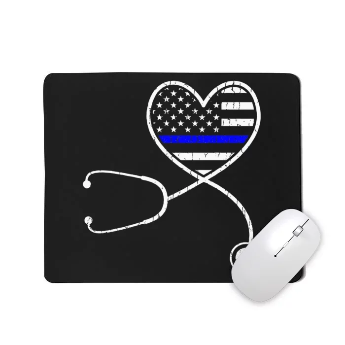 Police Wife Nurse Life Funny Police Officer Mousepad