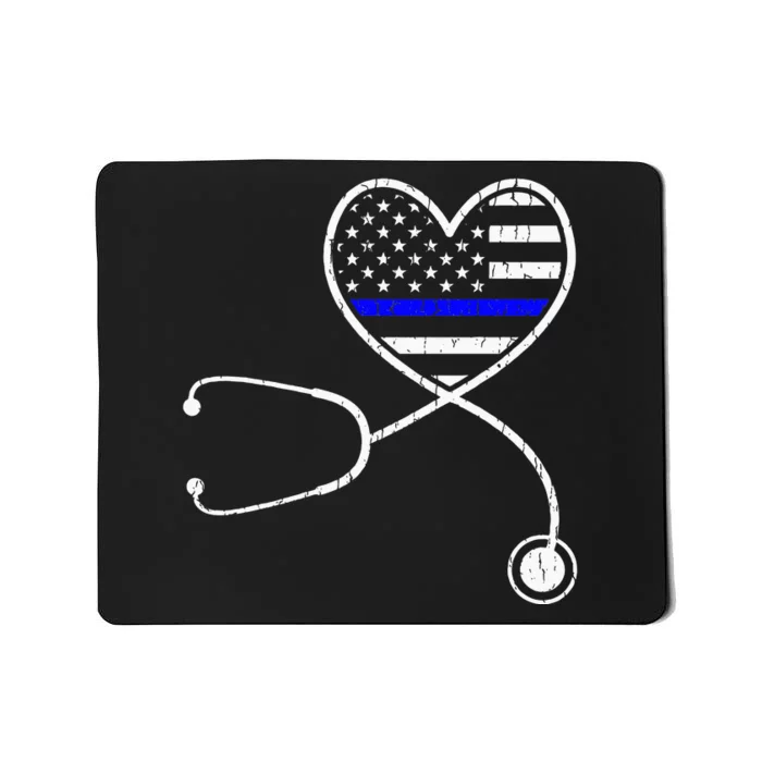 Police Wife Nurse Life Funny Police Officer Mousepad