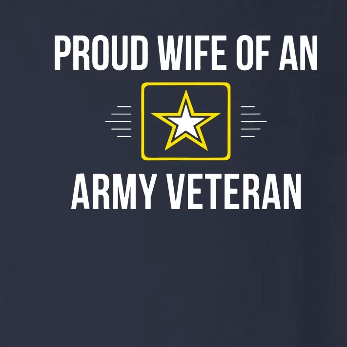 Proud Wife Of An Army Veteran Toddler Long Sleeve Shirt