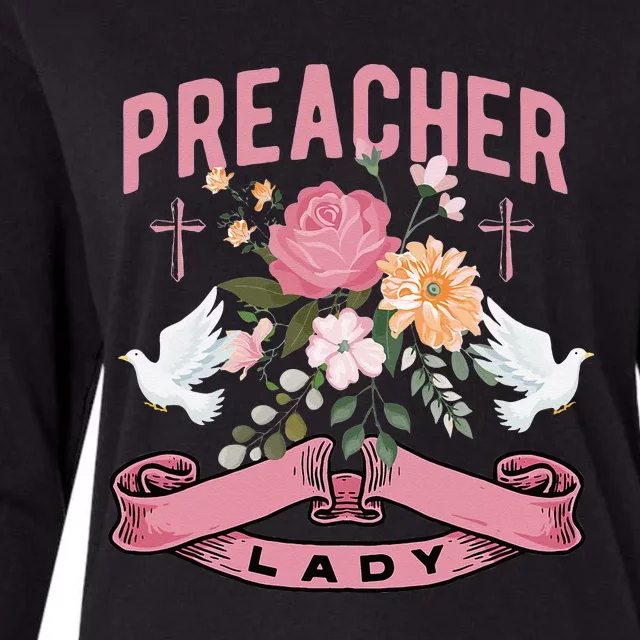 Pastors wife o christian o religious or Preacher Lady Womens Cotton Relaxed Long Sleeve T-Shirt