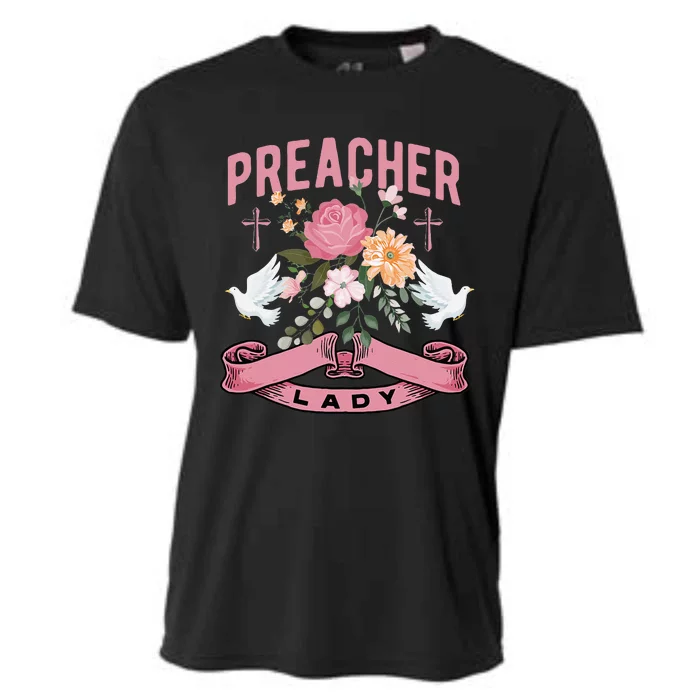 Pastors wife o christian o religious or Preacher Lady Cooling Performance Crew T-Shirt