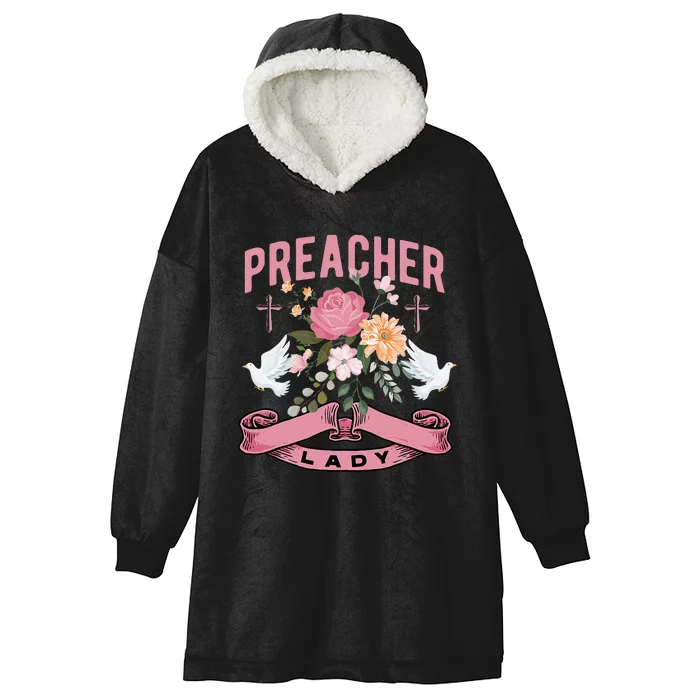 Pastors wife o christian o religious or Preacher Lady Hooded Wearable Blanket