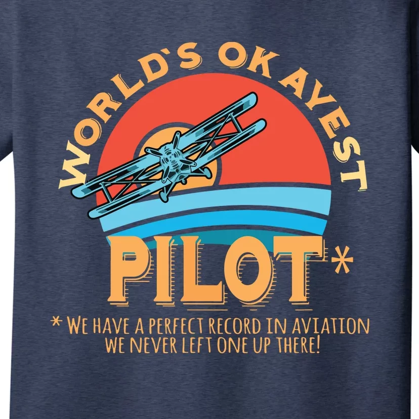 Pilot Worlds Okayest Pilot Design T-Shirt