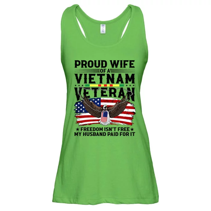 Proud Wife Of A Viet Nam Veteran Ladies Essential Flowy Tank