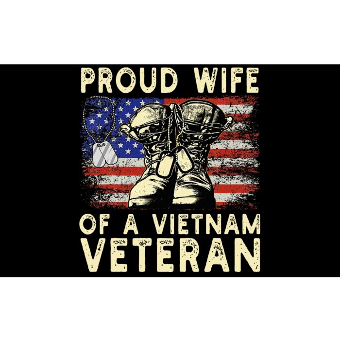 Proud Wife Of Vietnam Veteran Us Veterans Day Bumper Sticker