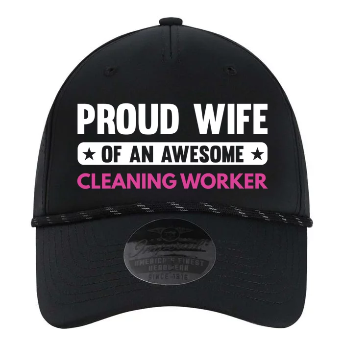 Proud Wife Of An Awesome Cleaning Worker Gift Performance The Dyno Cap