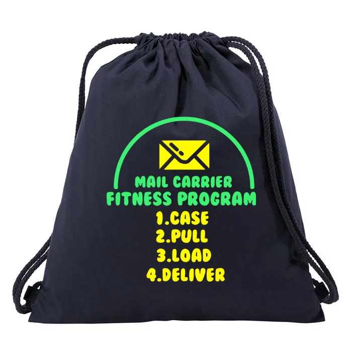 Postal Worker Outfit Drawstring Bag