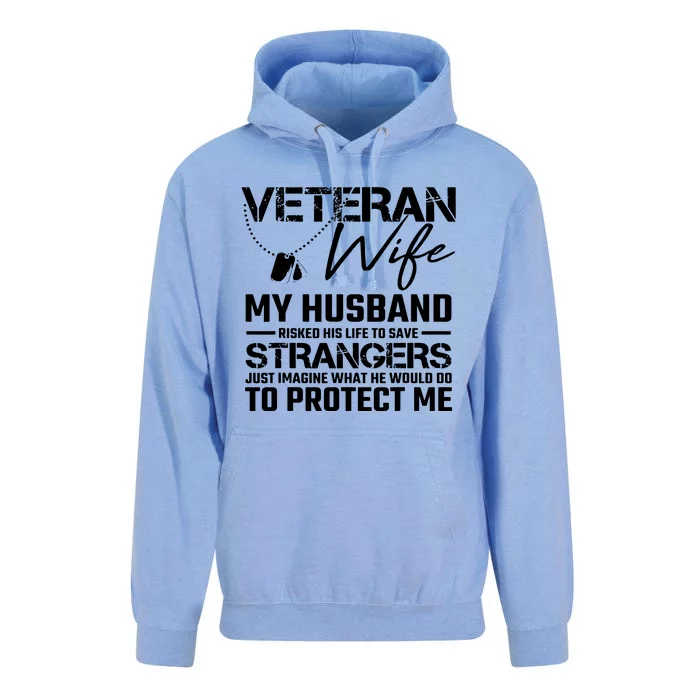 Proud Wife Of A U.S. Army Veteran, Veterans Day Gift Unisex Surf Hoodie