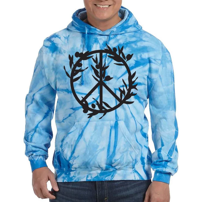 Peace With Olive Branches Fundraiser For Palestine Family Tie Dye Hoodie