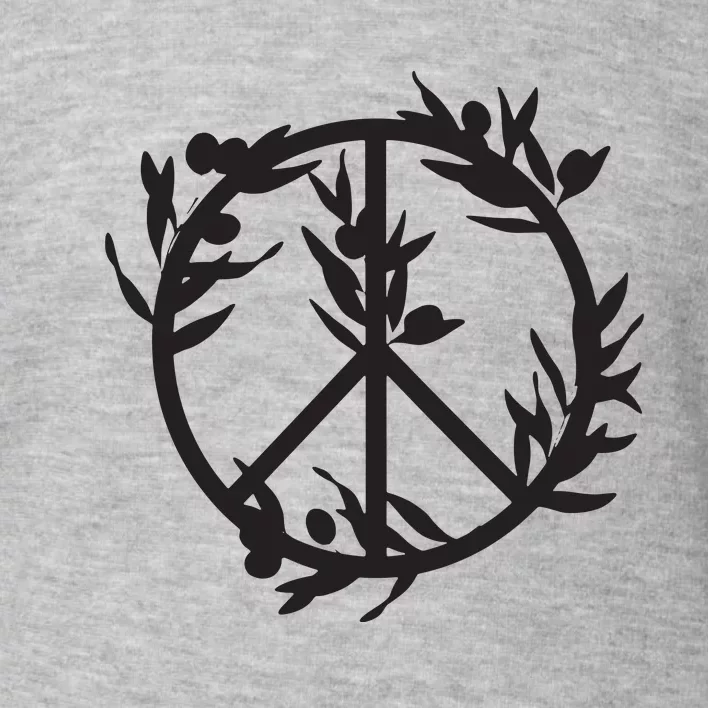 Peace With Olive Branches Fundraiser For Palestine Family Toddler Sweatshirt