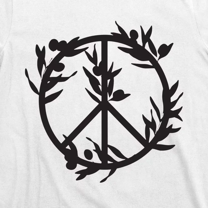 Peace With Olive Branches Fundraiser For Palestine Family T-Shirt