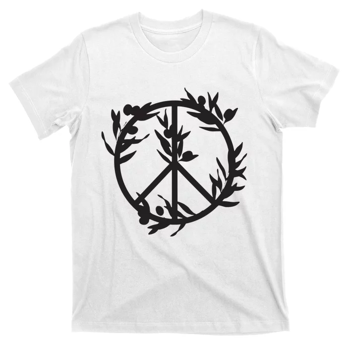 Peace With Olive Branches Fundraiser For Palestine Family T-Shirt