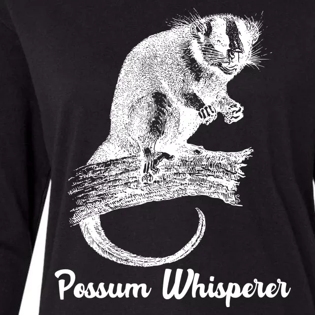 Possum Whisperer, Opossum Lover Womens Cotton Relaxed Long Sleeve T-Shirt