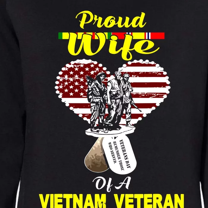 Proud Wife Of A U.S. Army Veteran Womens California Wash Sweatshirt