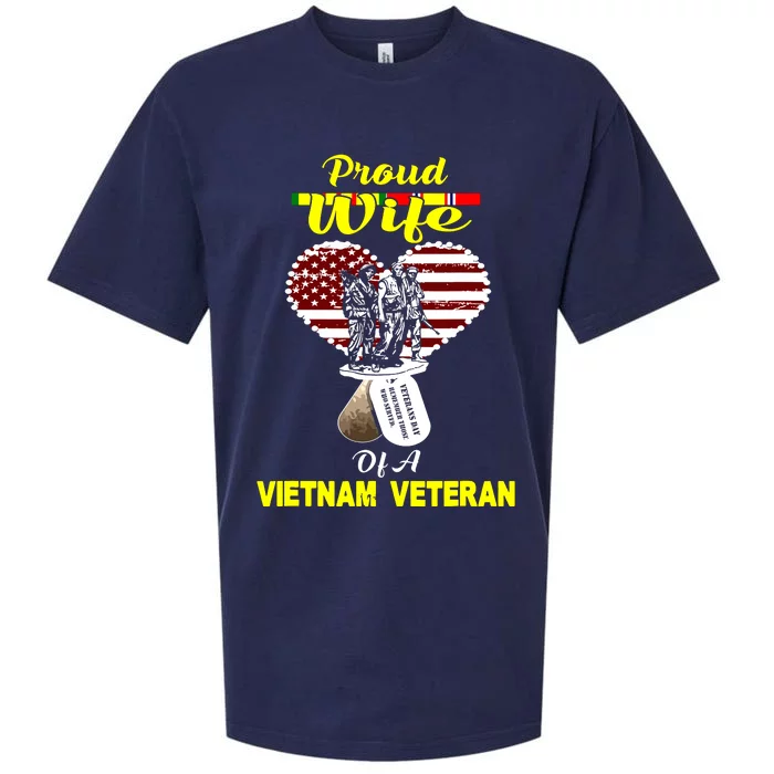 Proud Wife Of A U.S. Army Veteran Sueded Cloud Jersey T-Shirt