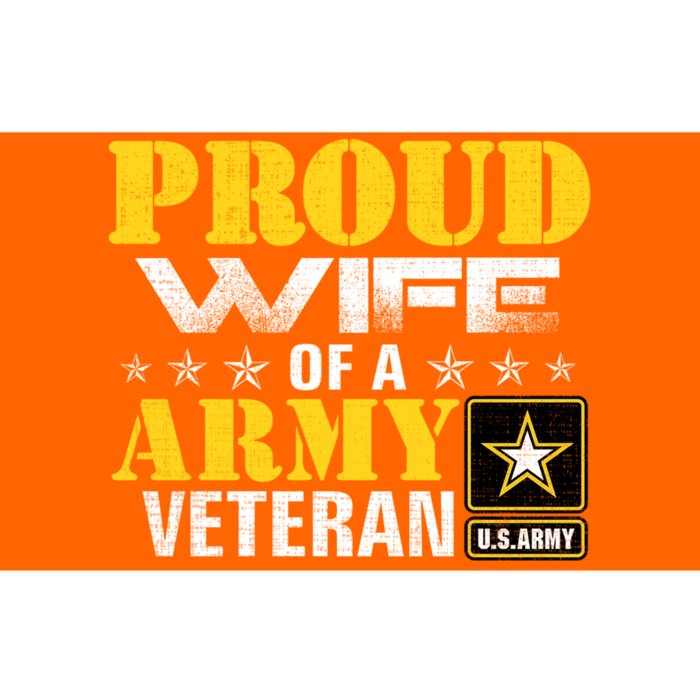 Proud Wife Of A Army Veteran American Gift Bumper Sticker