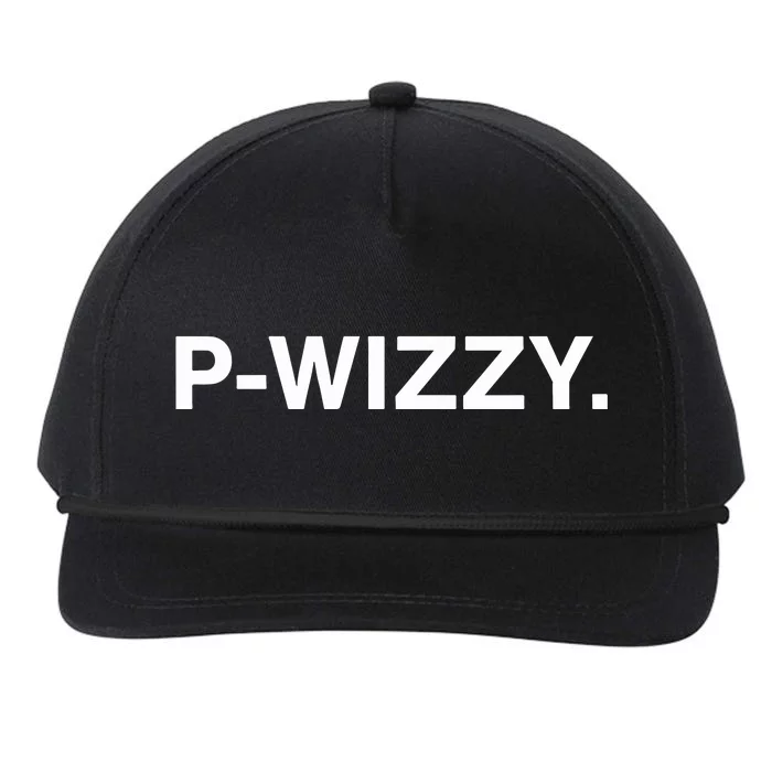 P Wizzy Snapback Five-Panel Rope Hat