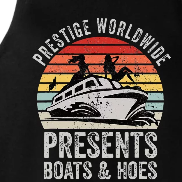 Prestige Worldwide Presents Boats And Hoes Ladies Tri-Blend Wicking Tank