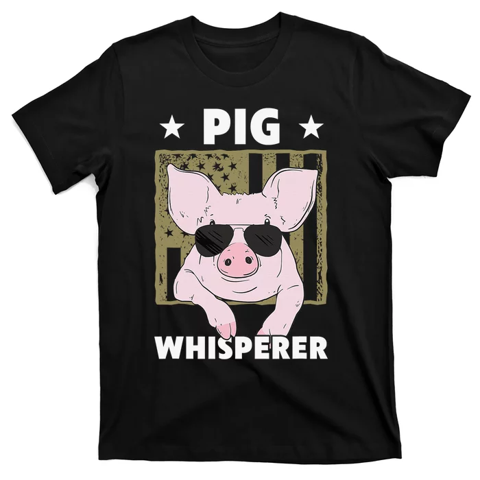 Pig Whisperer Pig Hog Farmer T-Shirt