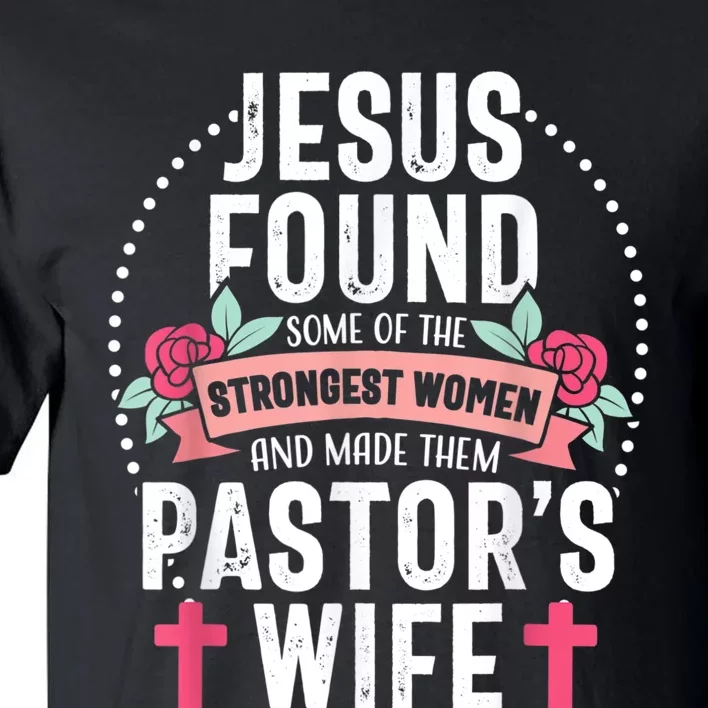 Pastor Wife Proud Jesus Christian Church Appreciation Tall T-Shirt