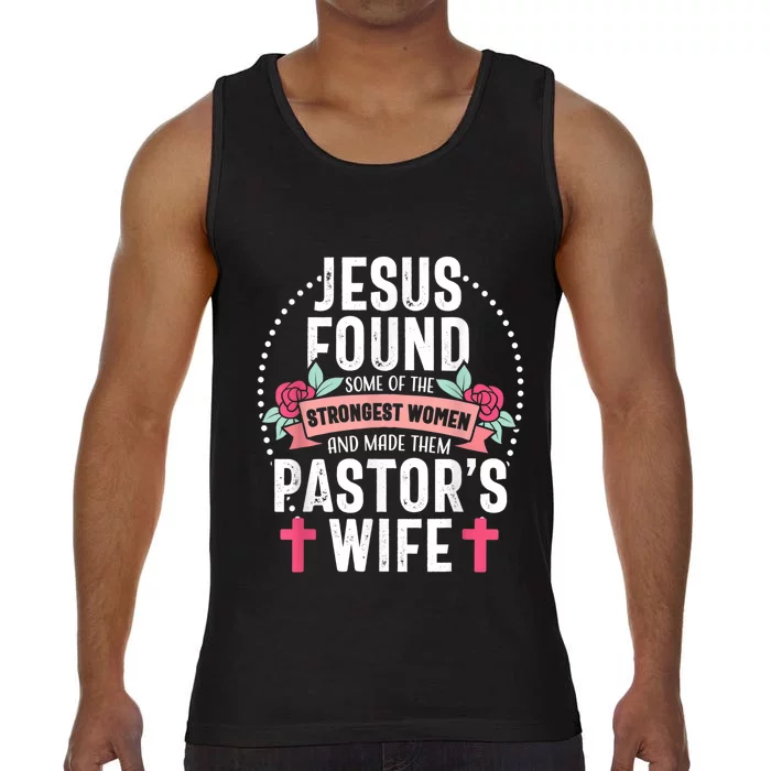 Pastor Wife Proud Jesus Christian Church Appreciation Comfort Colors® Tank Top