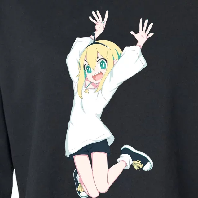 Pikamee Wow Cropped Pullover Crew