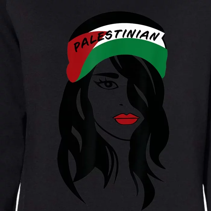 Palestinian Women Palestine Flag Palestinians Woman Scarf Womens California Wash Sweatshirt