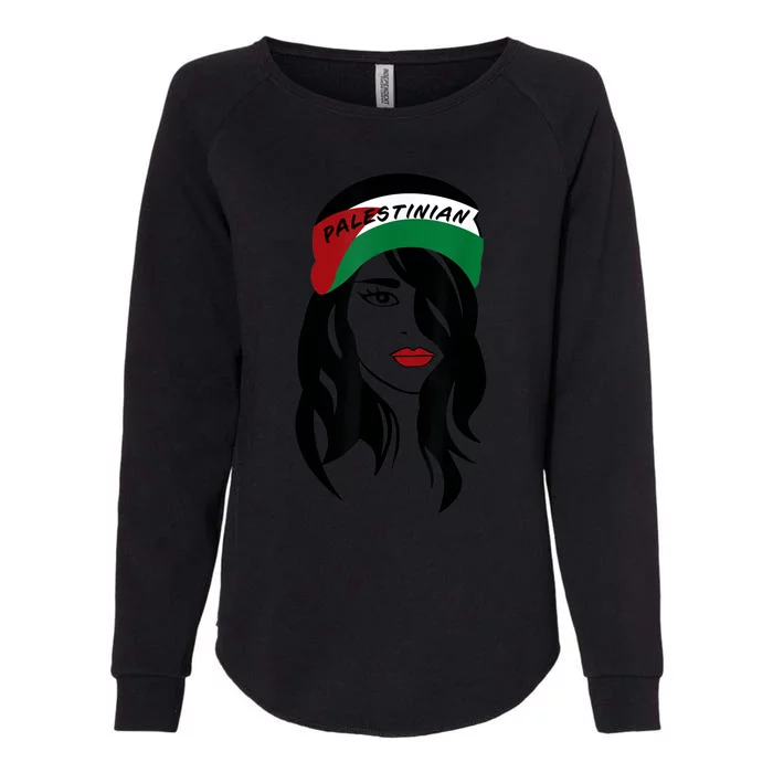 Palestinian Women Palestine Flag Palestinians Woman Scarf Womens California Wash Sweatshirt