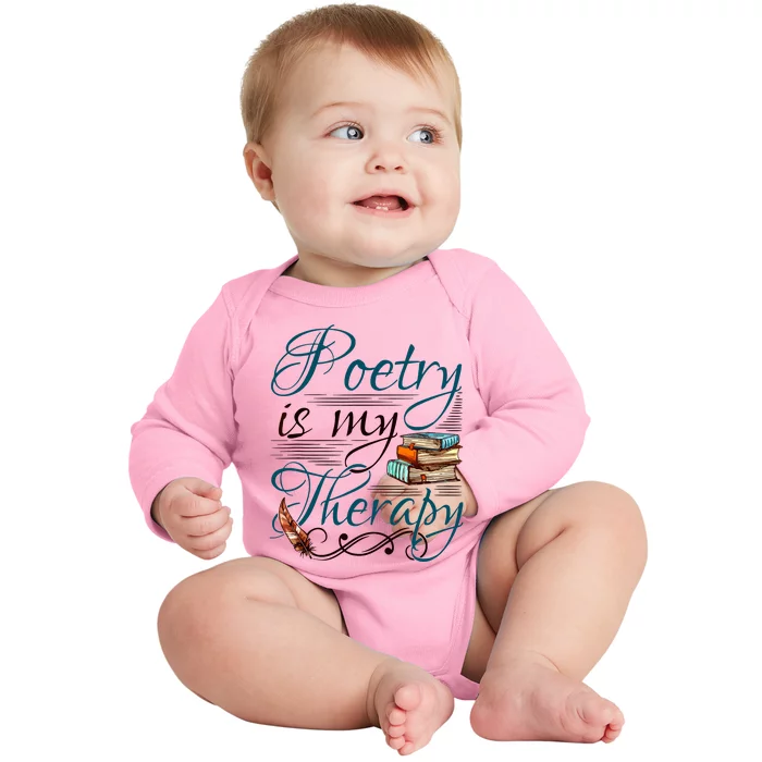 Poem Writer Poet Literacy English Baby Long Sleeve Bodysuit