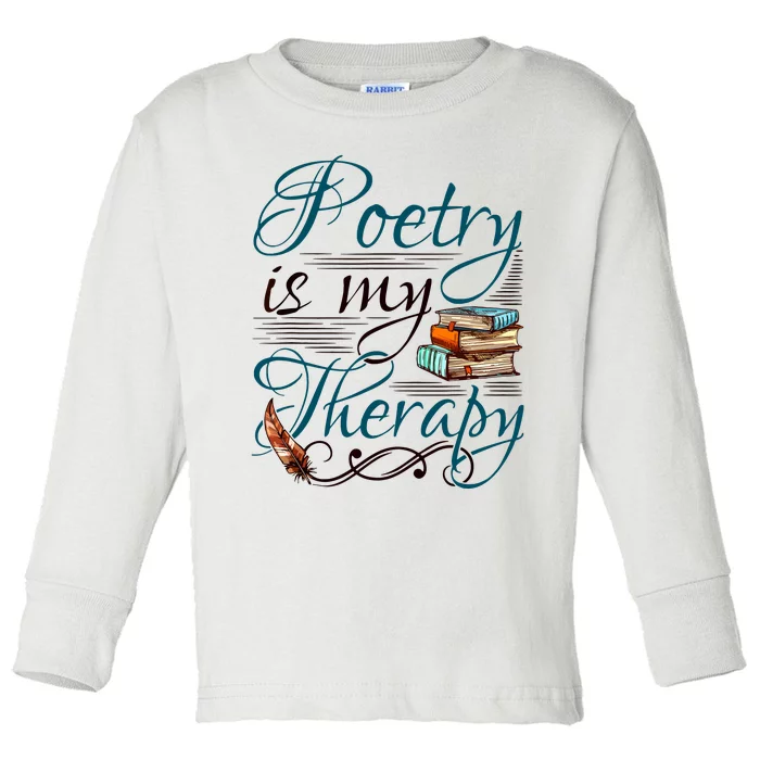 Poem Writer Poet Literacy English Toddler Long Sleeve Shirt