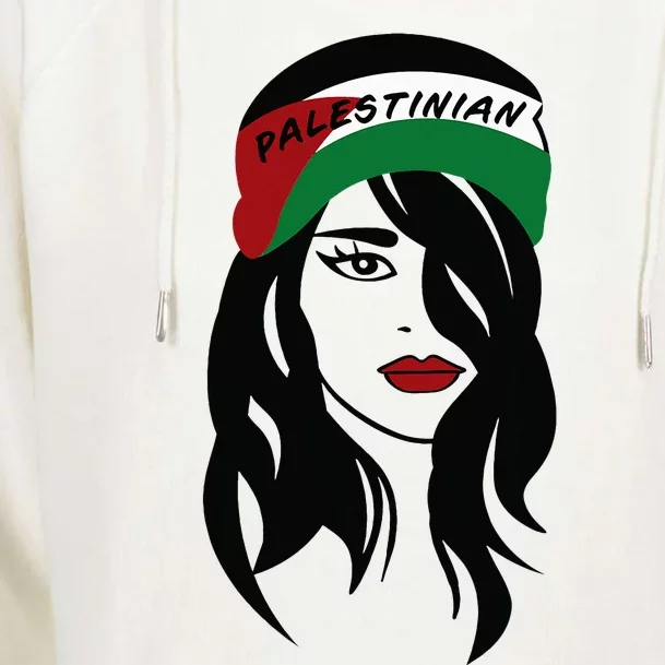 Palestinian Women Palestine Flag Palestinians Woman Scarf Womens Funnel Neck Pullover Hood