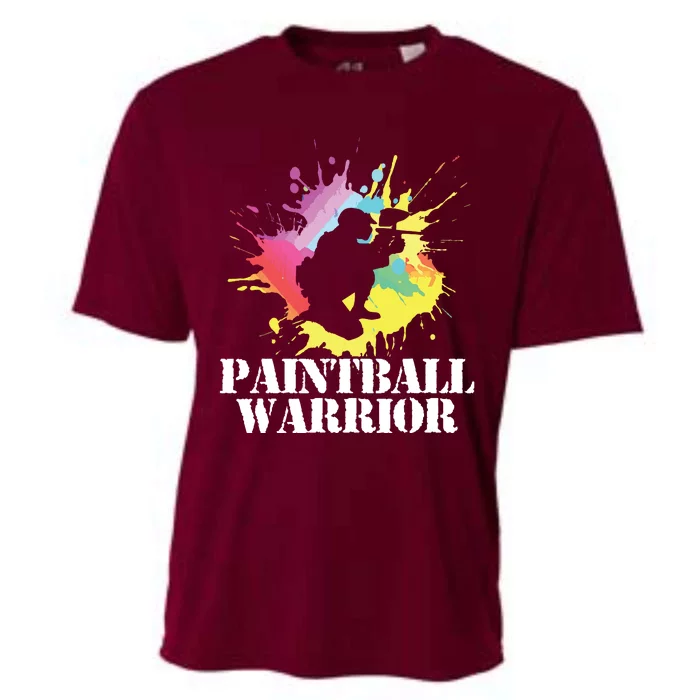 Paintball Warrior Paintball Player Birthday Party Cooling Performance Crew T-Shirt